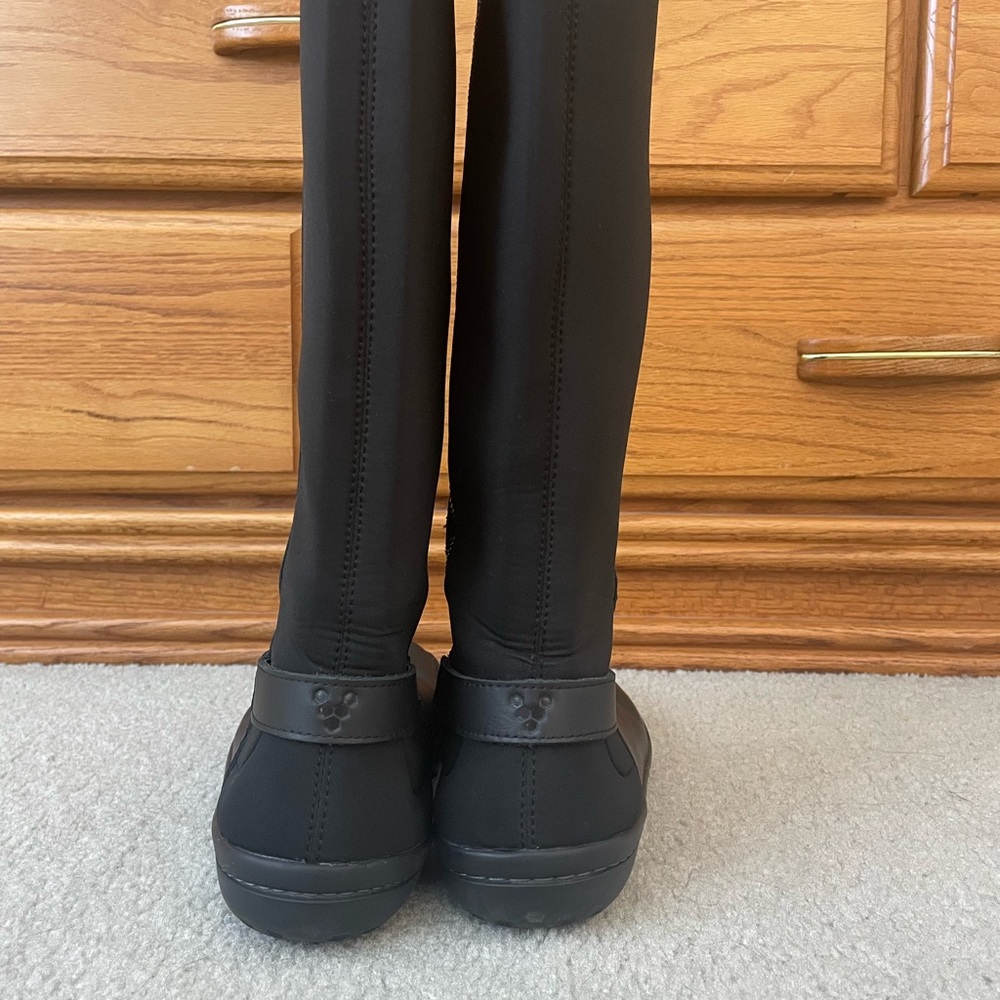 Vivo Barefoot Black Tall Waterproof Winter Rain Boots - Picture 3 of 6